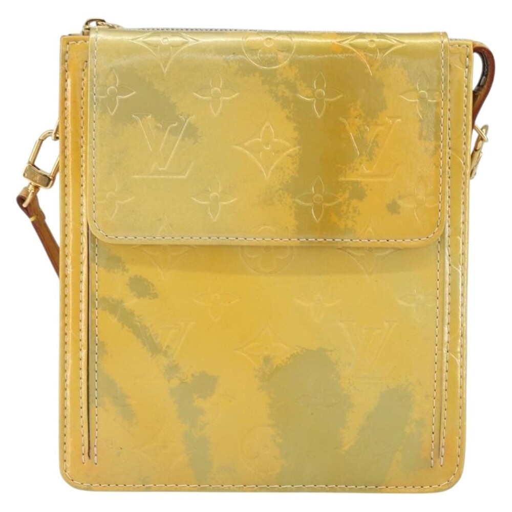 Louis Vuitton Monogram Vernis Motto Accessory Pouch Gray